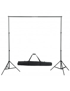 Kit per Studio Fotografico con Set di Luci e Fondale 2