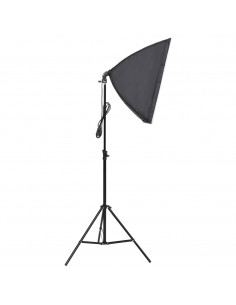 Kit per Studio Fotografico con Set di Luci e Fondale 2