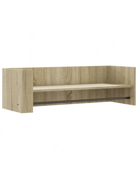 Scaffale a Parete Rovere Sonoma 100x35x30,5cm Legno Multistrato