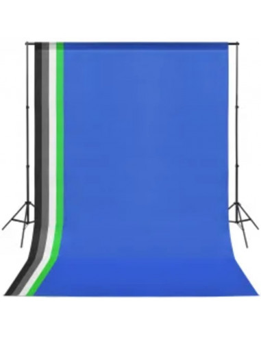 Kit per Studio Fotografico con Set Luci, Fondale e Riflettore