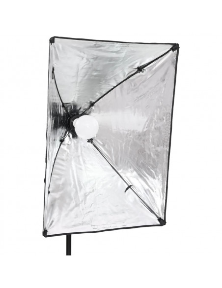 Kit per Studio Fotografico con Set Luci, Fondale e Riflettore