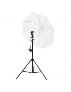Kit per Studio Fotografico con Set di Luci e Fondale 2