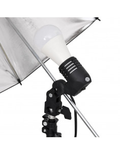 Kit per Studio Fotografico con Set di Luci e Fondale 2