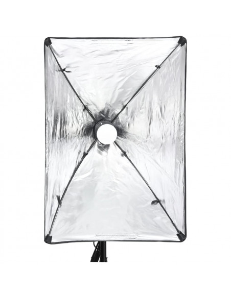 Kit per Studio Fotografico con Softbox, Fondale e Riflettore