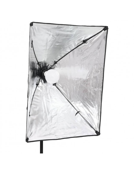 Kit per Studio Fotografico con Set Luci, Fondale e Riflettore