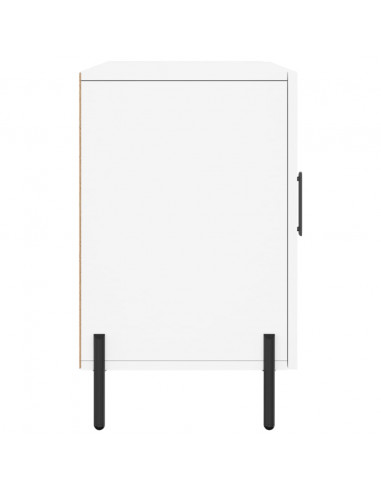 Credenza Bianca 100x36x60 cm in Legno Multistrato