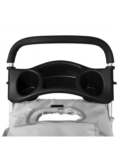 Passeggino per Cani/Gatti Pieghevole Grigio