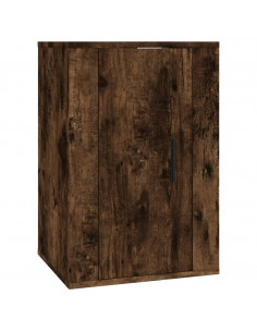 Mobile Porta TV a Parete Rovere Fumo 40x34,5x60 cm 2