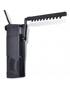 Filtro Pompa per Acquario a Carbone Attivo 600L/h 2