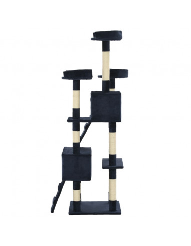 Albero per Gatti con Tiragraffi in Sisal 170 cm Blu