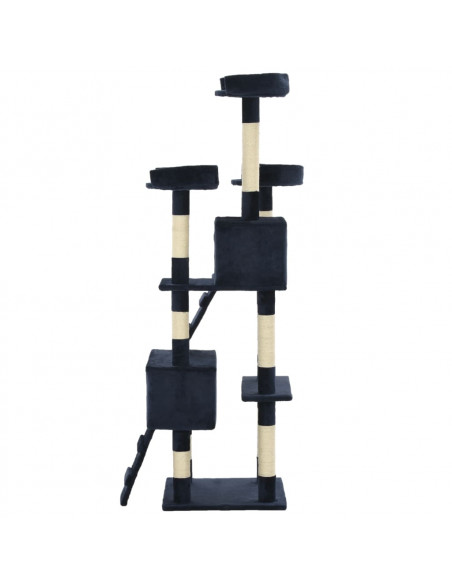 Albero per Gatti con Tiragraffi in Sisal 170 cm Blu