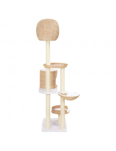 Albero per Gatti con Tiragraffi in Sisal Seagrass
