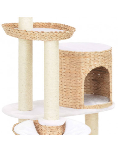 Albero per Gatti con Tiragraffi in Sisal Seagrass