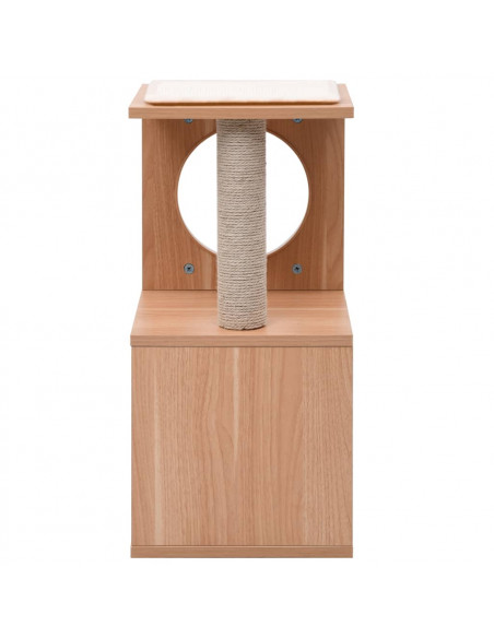 Albero per Gatti con Tappeto Tiragraffi in Sisal 60 cm