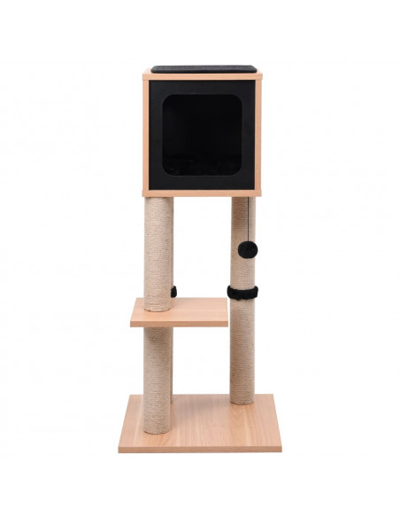 Albero per Gatti con Tappeto Tiragraffi in Sisal 90 cm
