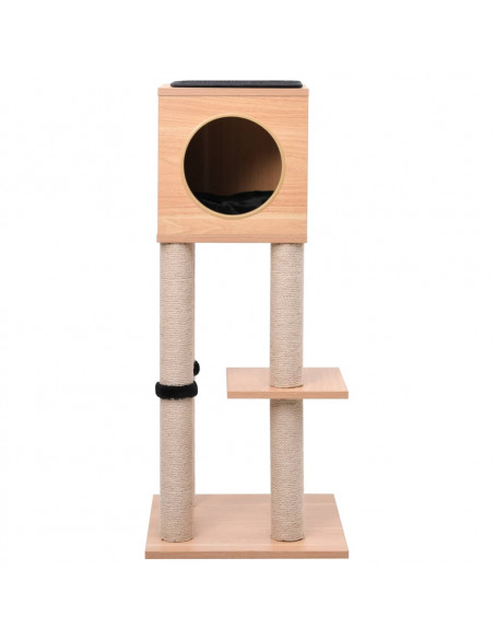 Albero per Gatti con Tappeto Tiragraffi in Sisal 90 cm