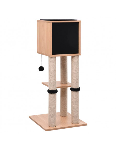 Albero per Gatti con Tappeto Tiragraffi in Sisal 90 cm