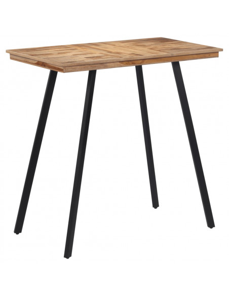 Tavolo da Bar 110x55x105 cm in Legno Massello di Teak
