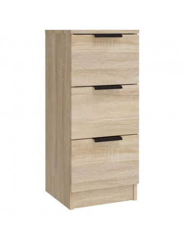 Credenze 3 pz Rovere Sonoma in Legno Multistrato