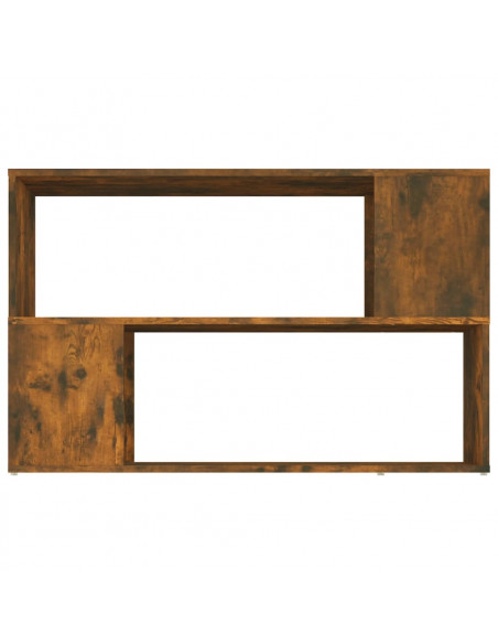 Libreria Rovere Fumo 100x24x63 cm in Legno Multistrato