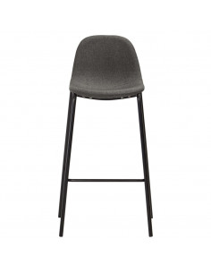 Set da Bar 3 pz in Tessuto Grigio Scuro