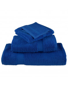 Set Asciugamani 12 pz Blu 600 gsm 100% Cotone