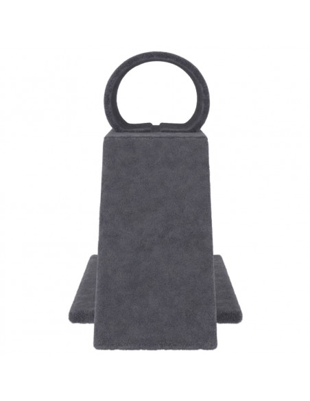 Pali Tiragraffi Gatti Tunnel e Scaletta Grigio Scuro 55,5 cm