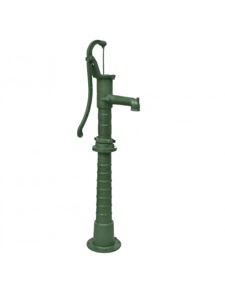 Pompa d'Acqua con Supporto per Giardino in Ghisa