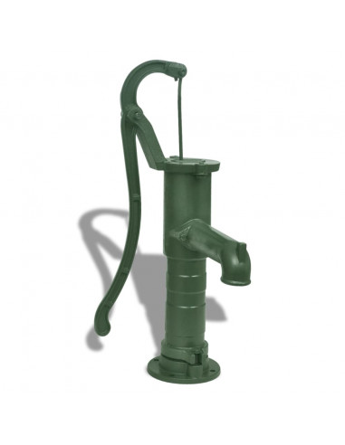 Pompa d'Acqua con Supporto per Giardino in Ghisa