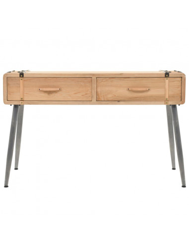 Tavolo Consolle in Legno Massello di Abete 115x40,5x76 cm