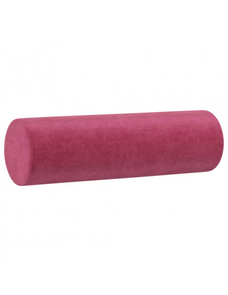 Set di Divani 2 pz con Cuscini Rosso Vino in Velluto