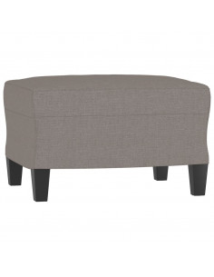 Set Divani 3 pz con Cuscini Tortora in Tessuto