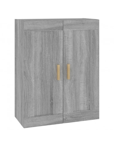 Pensile Grigio Sonoma 69,5x32,5x90 cm in Legno Multistrato