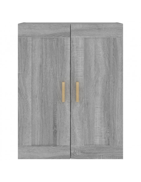 Pensile Grigio Sonoma 69,5x32,5x90 cm in Legno Multistrato