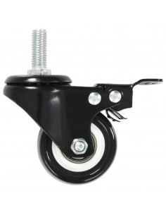 Ruote Girevoli con Freni 24 pz 50 mm