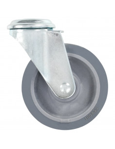 Ruote Girevoli con Foro per Bulloni 4 pz 100 mm