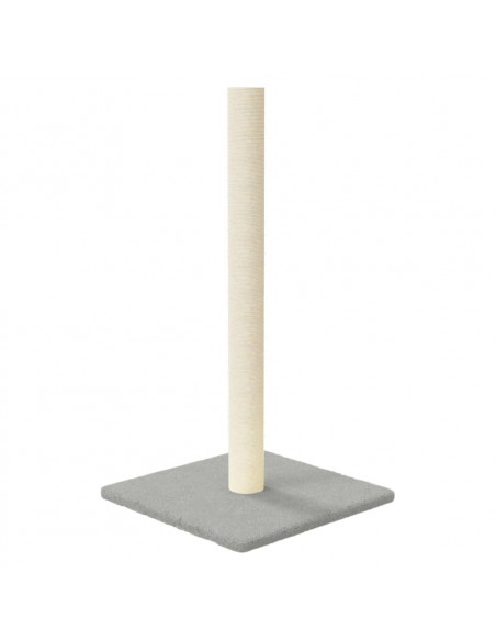 Palo Tiragraffi per Gatti Grigio Chiaro 35x35x70 cm