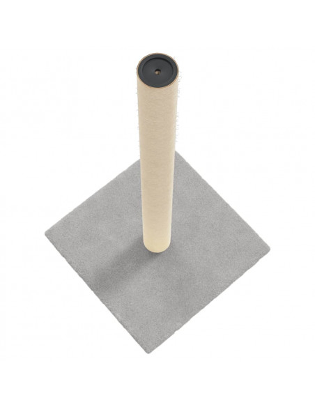 Palo Tiragraffi per Gatti Grigio Chiaro 35x35x70 cm