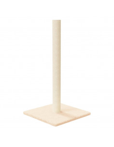 Palo Tiragraffi per Gatti Crema 35x35x70 cm 2