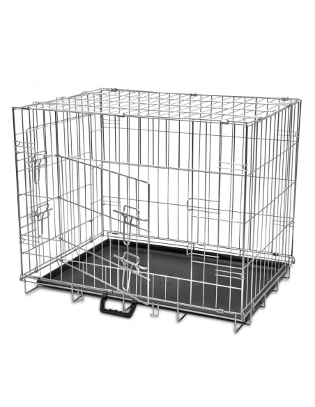 Gabbia di Trasporto Pieghevole per Cani M