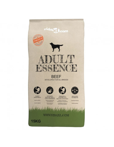 Cibo Secco per Cani Premium Adult Essence Beef 2 pz 30 kg