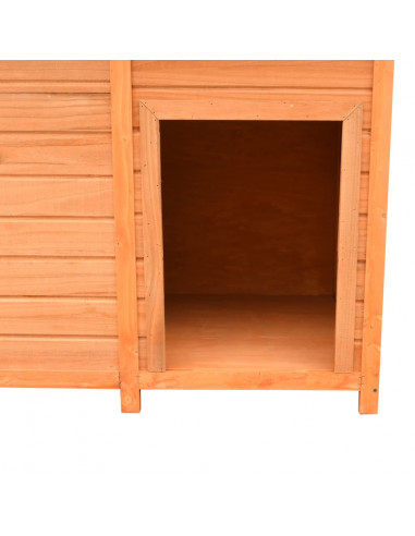 Cuccia per Cani in Legno di Pino e Abete 120x77x86 cm