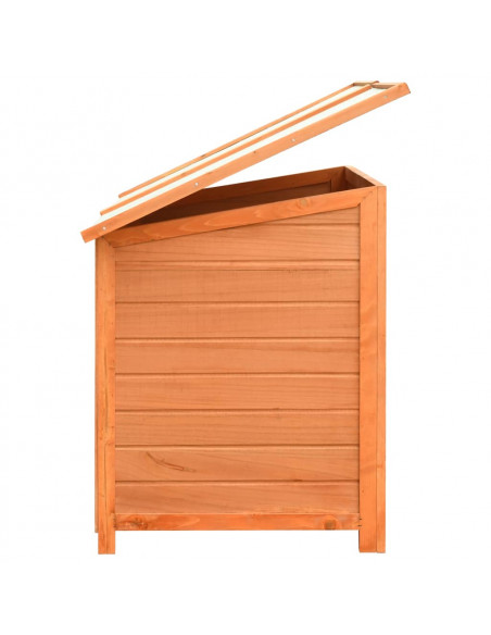 Cuccia per Cani in Legno di Pino e Abete 120x77x86 cm