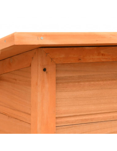 Cuccia per Cani in Legno di Pino e Abete 120x77x86 cm