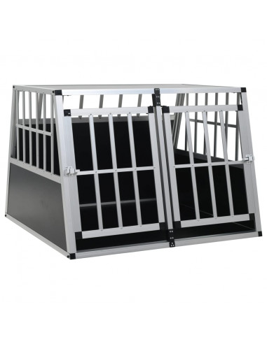 Trasportino per Cani con Doppia Porta 94x88x69 cm
