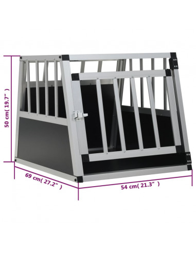Trasportino per Cani con Porta Singola 54x69x50 cm