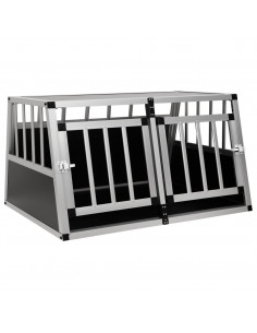 Trasportino per Cani con Doppia Porta 89x69x50 cm 2