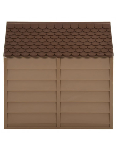 Cuccia per Cani Marrone 71x71,5x68 cm in PP