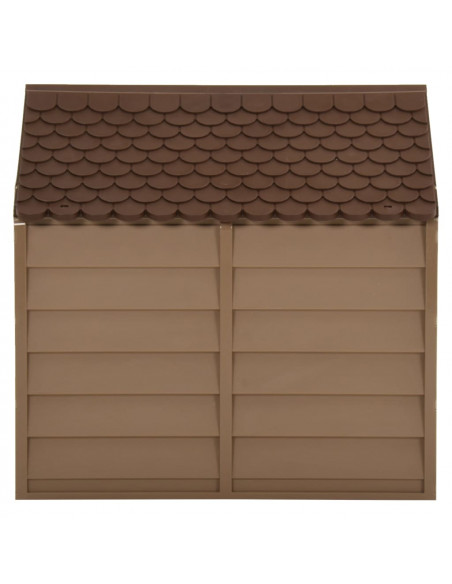 Cuccia per Cani Marrone 71x71,5x68 cm in PP