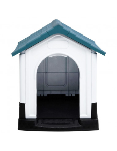 Casetta per Cani Blu 57x68x66 cm in Polipropilene